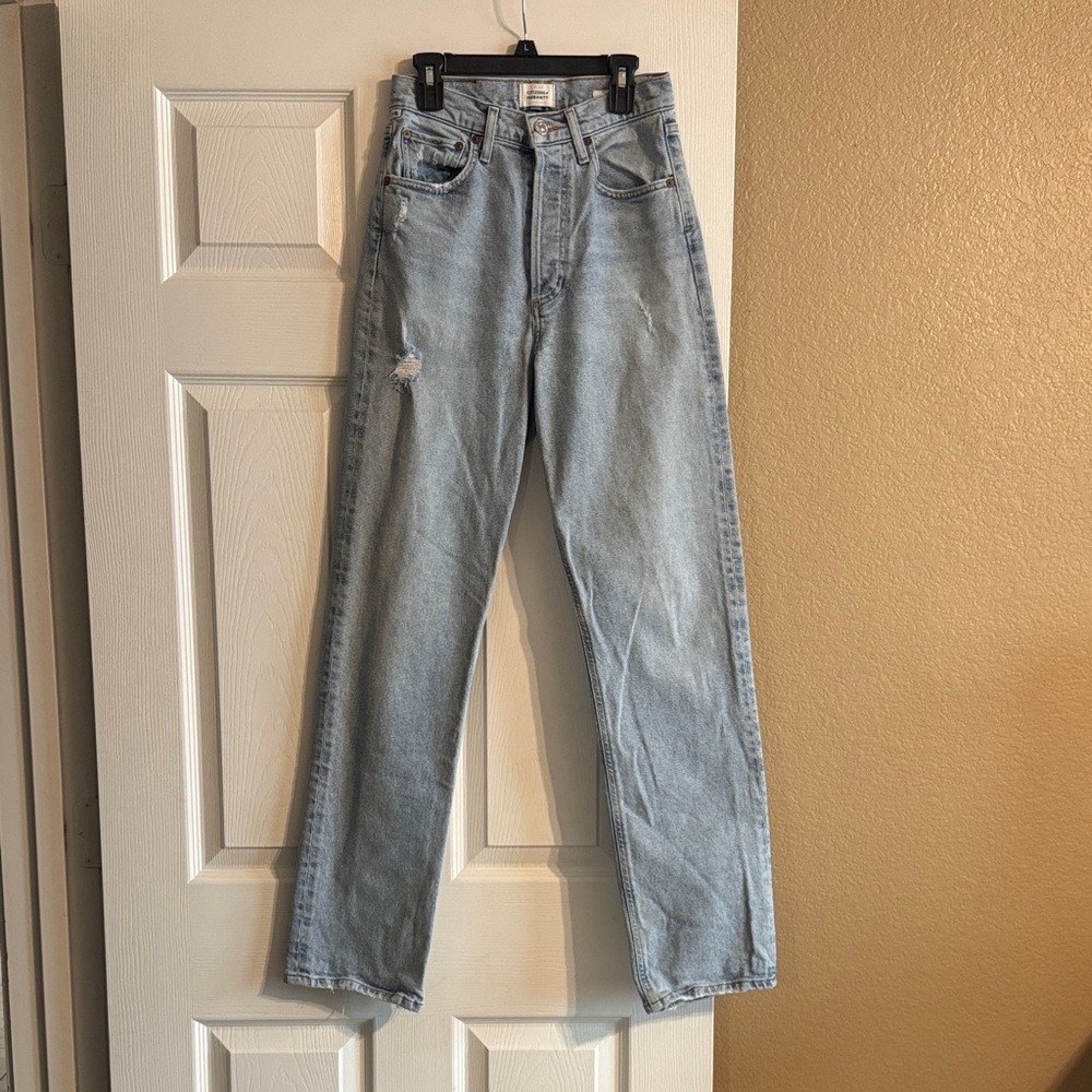 Citizens Of Humanity Light Blue Denim Jeans - Eva
